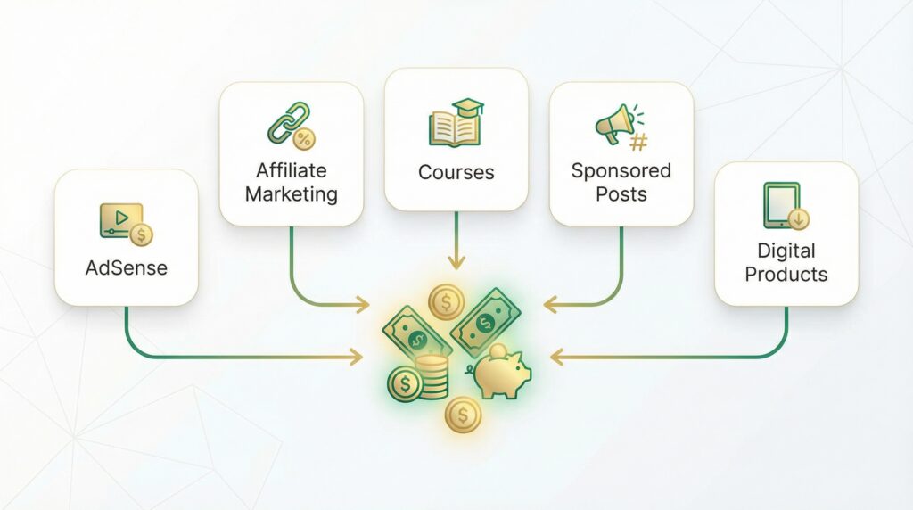 blog monetization methods in India